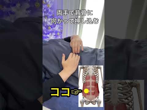 腰痛撃退！お腹マッサージ【新宿区四谷三丁目鍼灸整体院　壮　TAKERU】