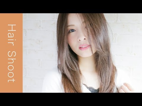 美容室【福岡市中央区大名】2018年モデルバンク美容師人気ランキングNo3・LINK HAIR DESIGN・【MODEL：MINORI】ヘアスタイル撮影現場